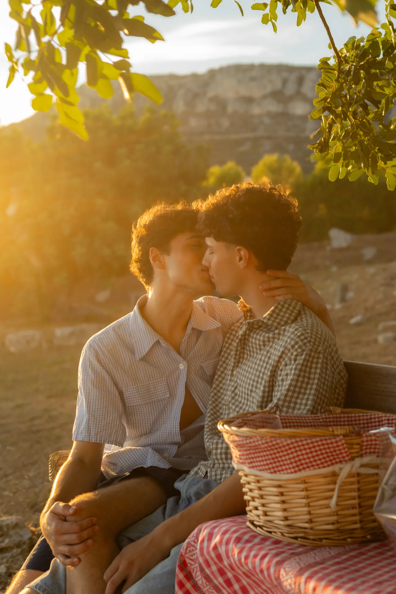 Le dernier regard avant le baiser